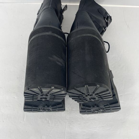 Killstar Broom Rider Black Platform High Heel Boot Women's Size 9 - Picture 7 of 10